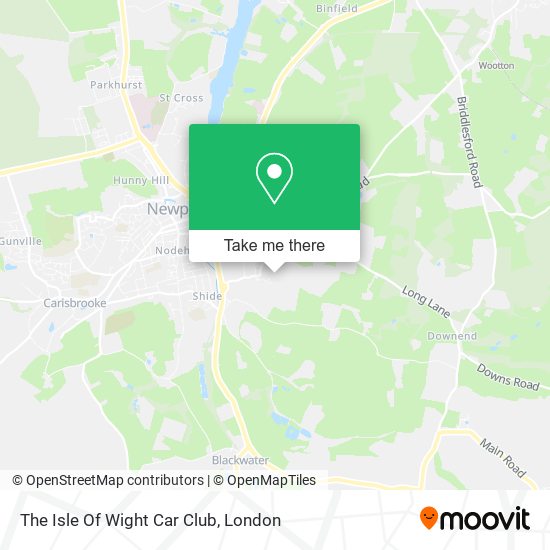 The Isle Of Wight Car Club map