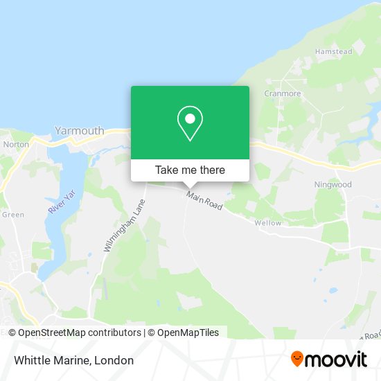 Whittle Marine map