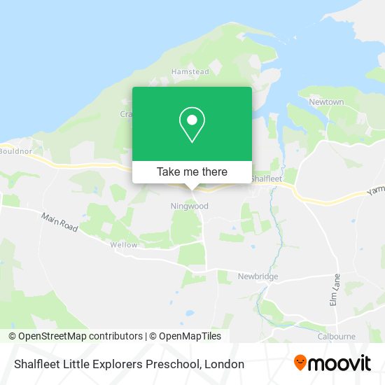 Shalfleet Little Explorers Preschool map