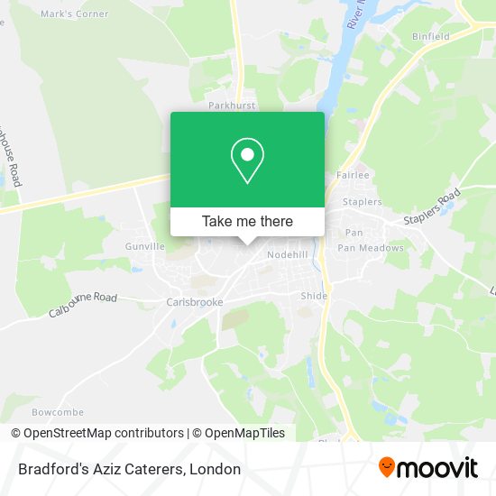 Bradford's Aziz Caterers map