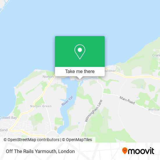 Off The Rails Yarmouth map