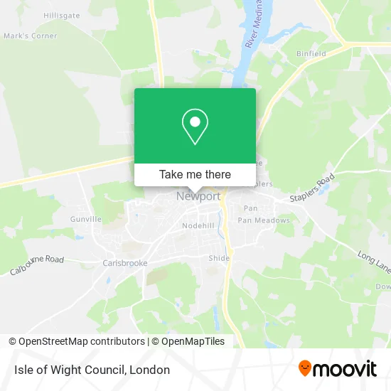 Isle of Wight Council map