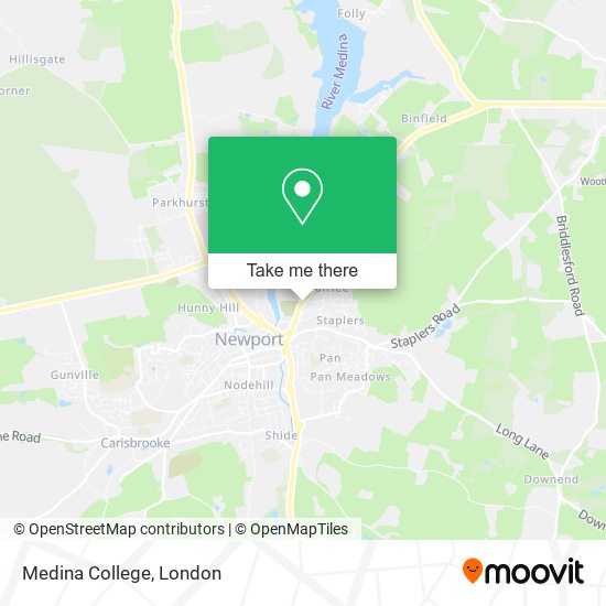 Medina College map