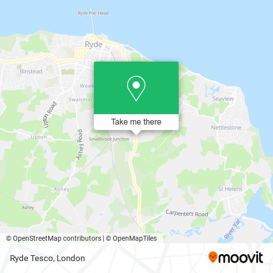 Ryde Tesco map