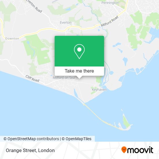 Orange Street map