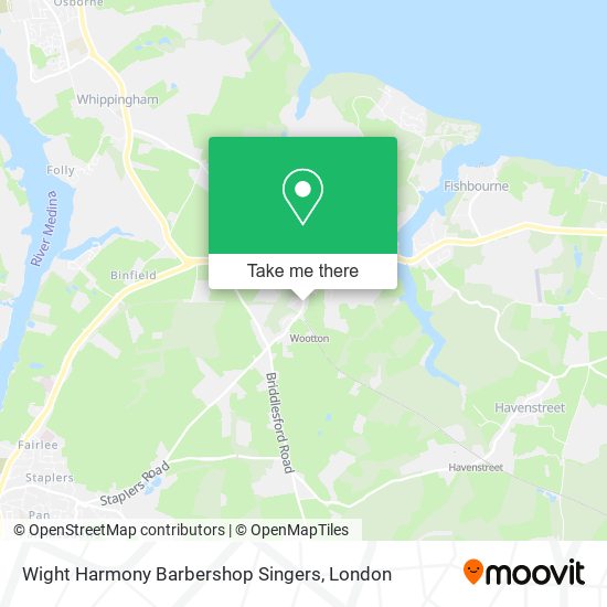 Wight Harmony Barbershop Singers map