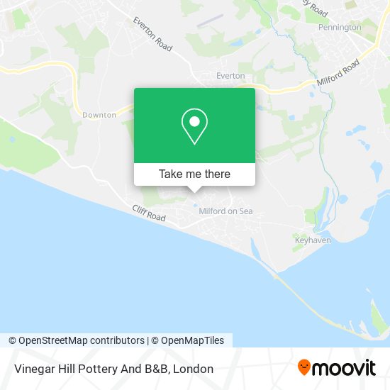 Vinegar Hill Pottery And B&B map