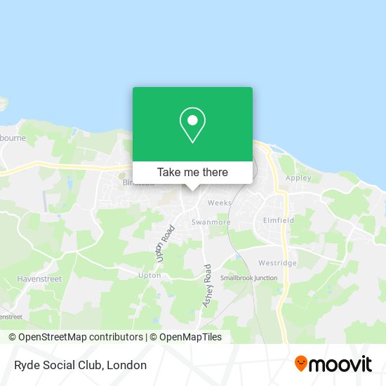 Ryde Social Club map