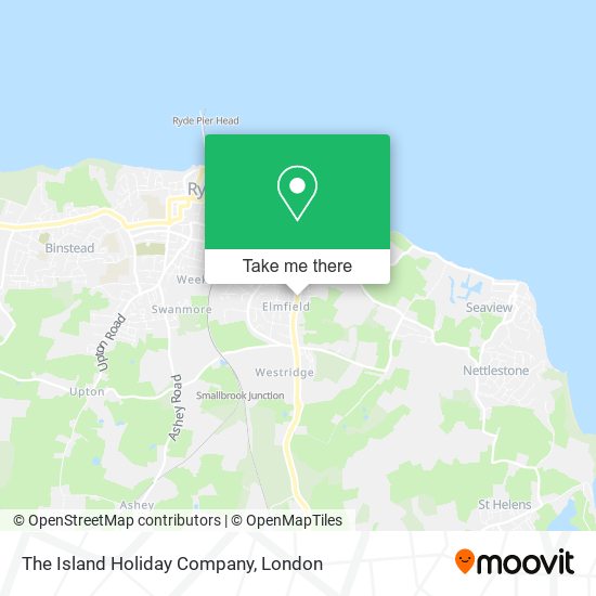 The Island Holiday Company map