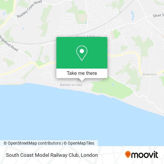 South Coast Model Railway Club map