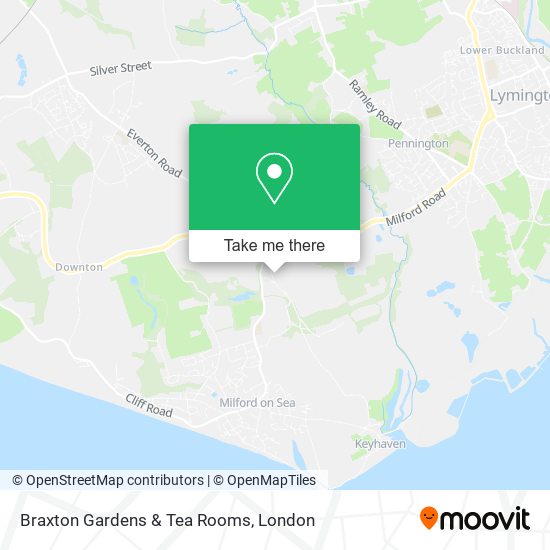 Braxton Gardens & Tea Rooms map