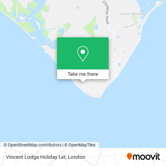 Vincent Lodge Holiday Let map
