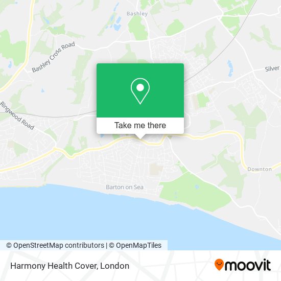 Harmony Health Cover map