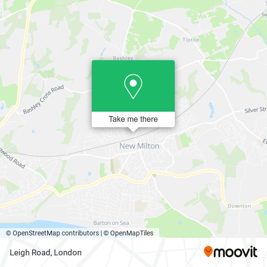 Leigh Road map