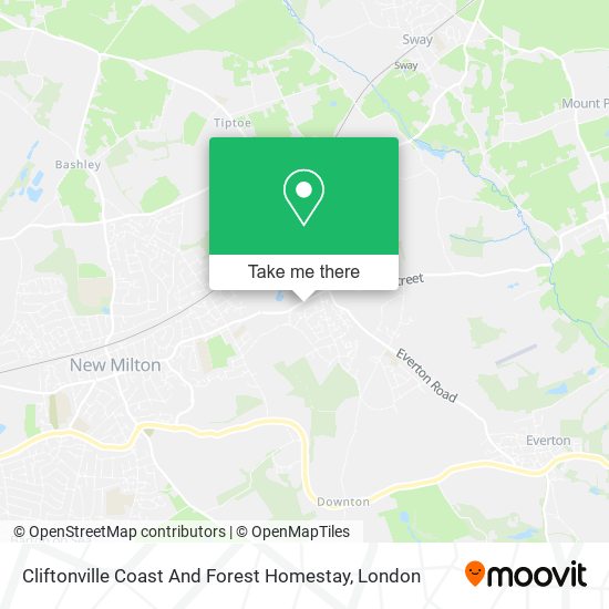 Cliftonville Coast And Forest Homestay map
