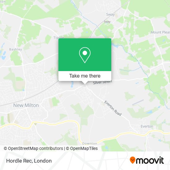 Hordle Rec map
