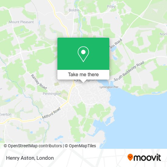 Henry Aston map