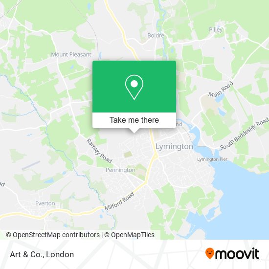 Art & Co. map