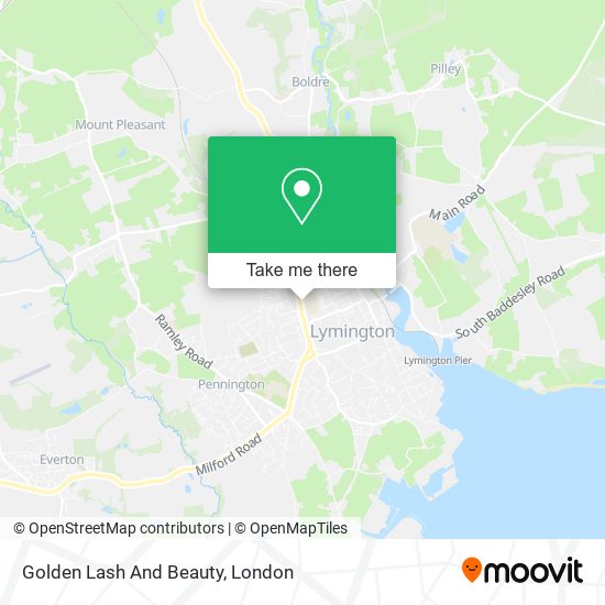 Golden Lash And Beauty map