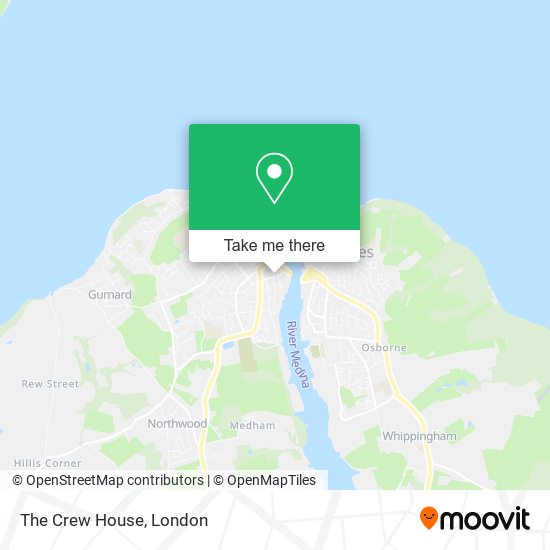 The Crew House map