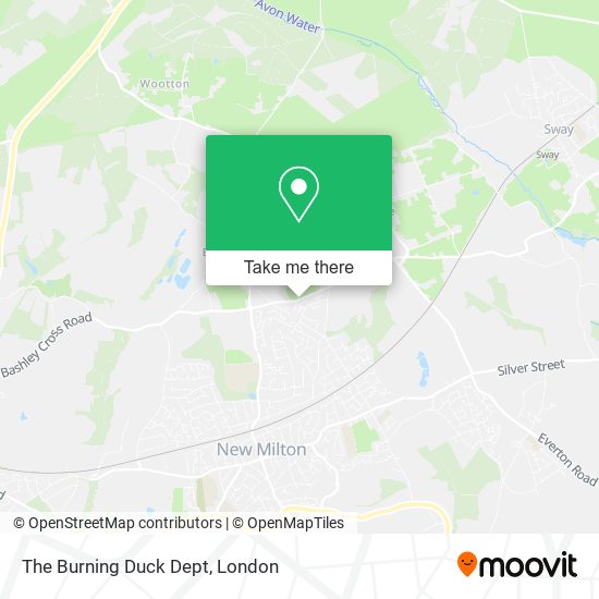 The Burning Duck Dept map