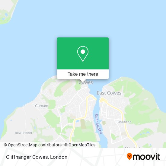 Cliffhanger Cowes map