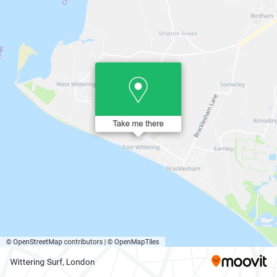 Wittering Surf map