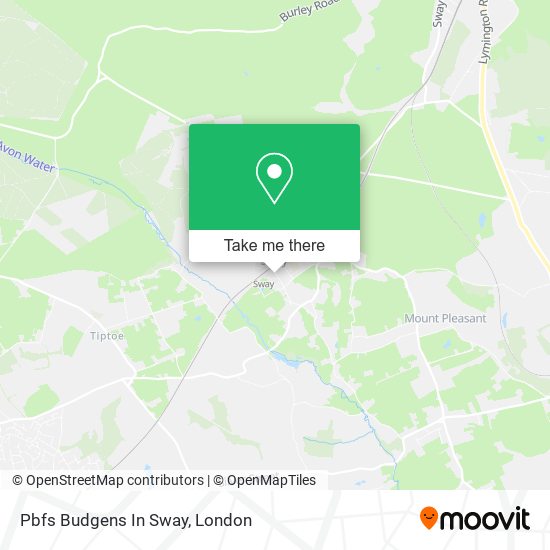 Pbfs Budgens In Sway map