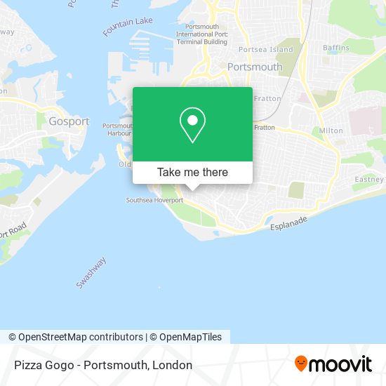 Pizza Gogo - Portsmouth map