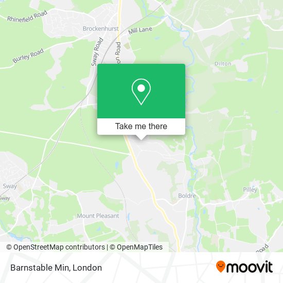 Barnstable Min map
