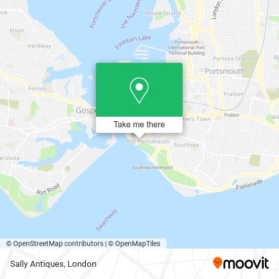 Sally Antiques map