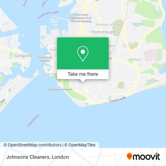 Johnsons Cleaners map