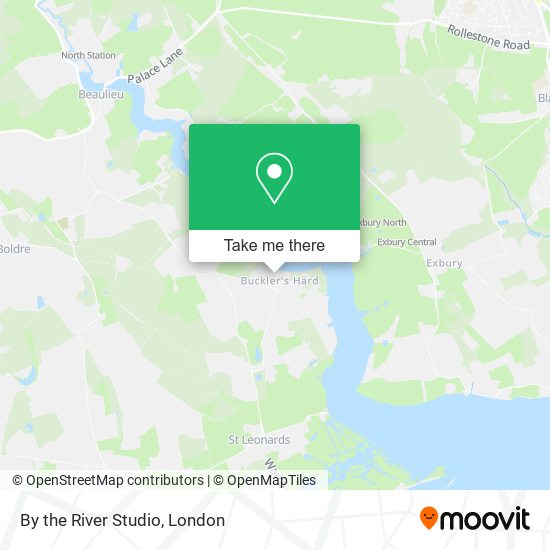 By the River Studio map