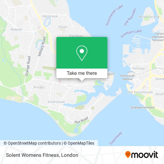 Solent Womens Fitness map
