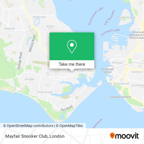 Mayfair Snooker Club map