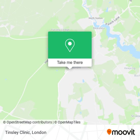 Tinsley Clinic map