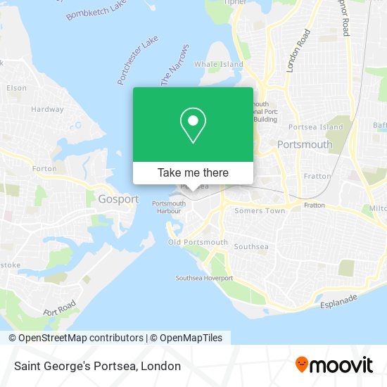 Saint George's Portsea map