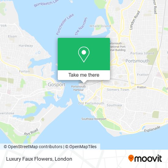Luxury Faux Flowers map