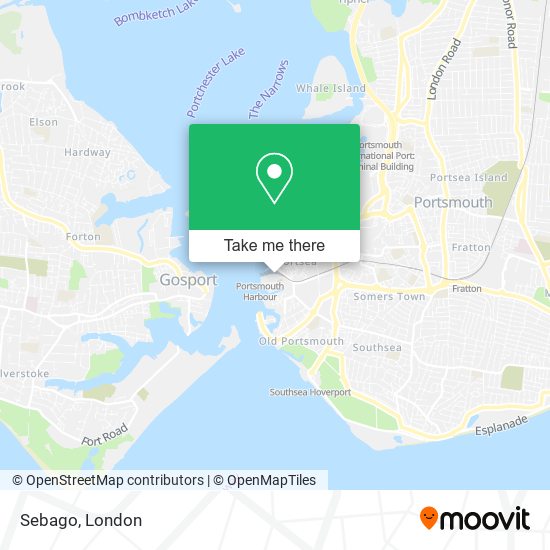 Sebago map