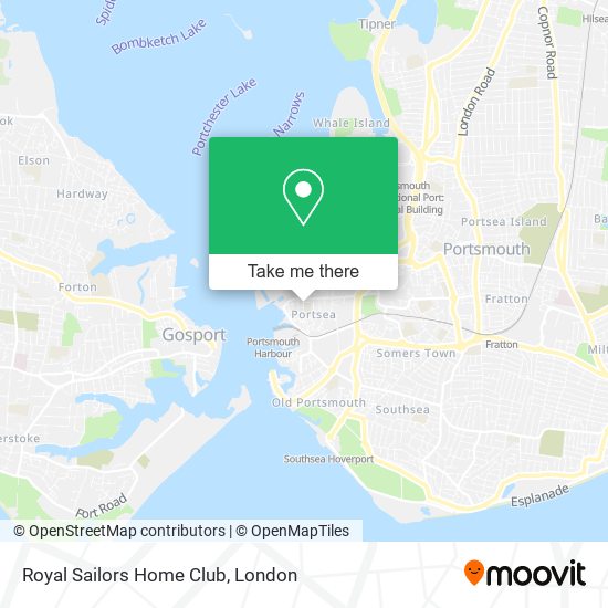 Royal Sailors Home Club map