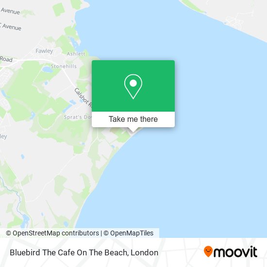 Bluebird The Cafe On The Beach map
