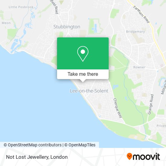 Not Lost Jewellery map