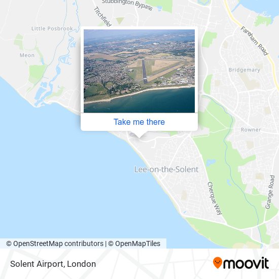 Solent Airport map