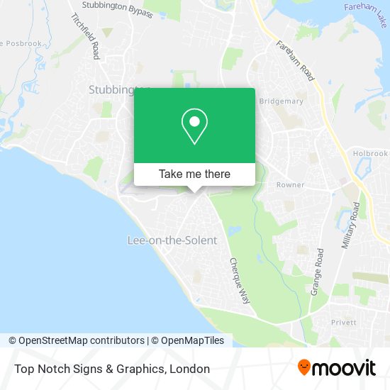 Top Notch Signs & Graphics map