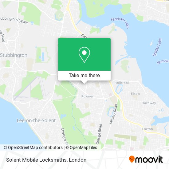 Solent Mobile Locksmiths map