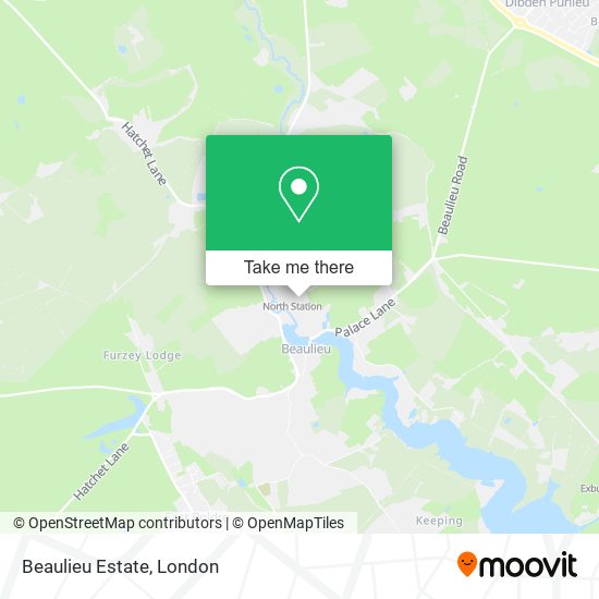 Beaulieu Estate map