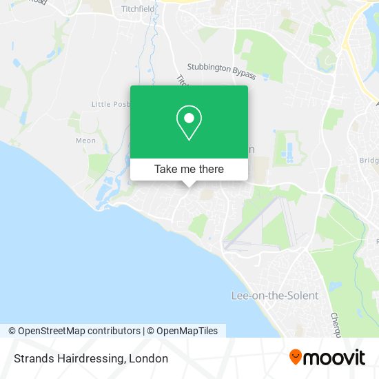 Strands Hairdressing map