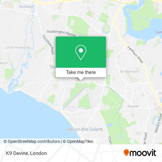 K9 Devine map
