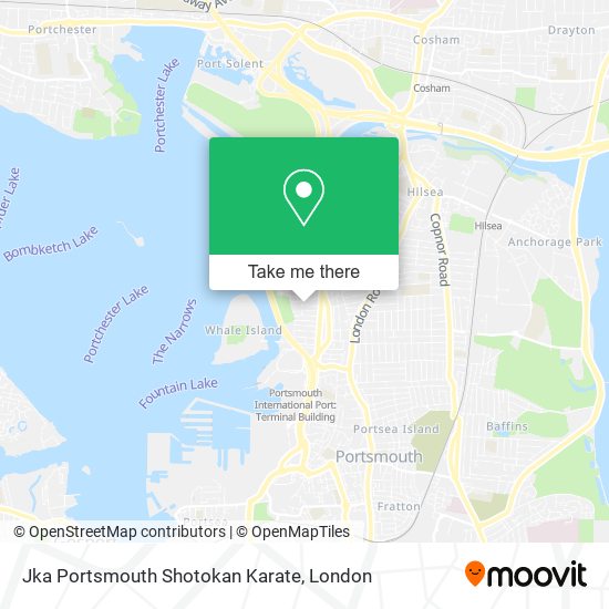 Jka Portsmouth Shotokan Karate map