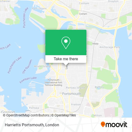 Harrietts Portsmouth map